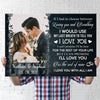 79113-Wife Husband Couple Last Breath Love Anniversary Personalized Canvas H3