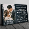 79104-Wife Husband Couple Last Breath Love Anniversary Personalized Canvas H1