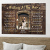 I&#39;ll Be Waiting At The Door Dog Memorial Pet Personalized Canvas