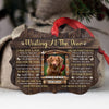I&#39;ll Be Waiting At The Door Personalized Pet Memorial Dog Ornament