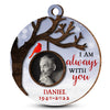 I&#39;m Always With You Cardinal Wood Ornament Personalized Memorial Gift