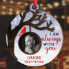 I&#39;m Always With You Cardinal Wood Ornament Personalized Memorial Gift