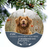 If Love Could Have Kept You Here Personalized Dog Memorial Ornament