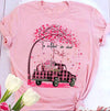 In October We Wear Pink Breast Cancer Awareness Pink Car Month T shirt
