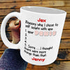 Personalized Reasons Why I Chose To Self Isolate With You Valentine&#39;s Day For Him Mug