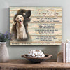 Personalized To My Good Old Dog Horizontal Canvas