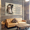 Personalized To My Good Old Dog Horizontal Canvas