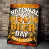 National Beer Day Vertical Poster Canvas