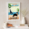 And Into The Ocean I Go To Lose My Mind Border Collie Poster For Dog Lover