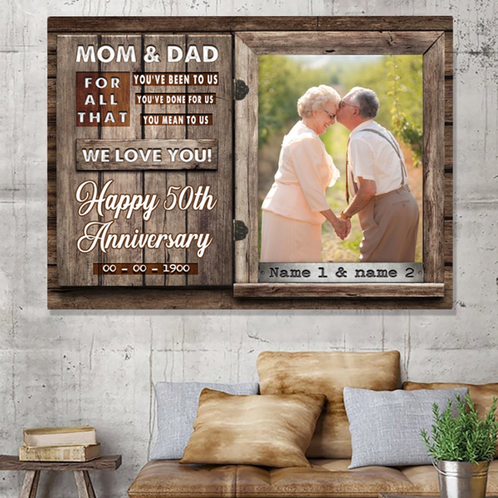 Custom 10 Year Wedding Anniversary Gift, 10th Wedding Gifts For Couples,  Ten Years Down Forever To Go