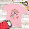 Kid Back To School First Day Hello PreK Personalized Shirt
