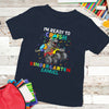 Kid Kindergarten Back To School Dinosaur Funny Personalized Shirt