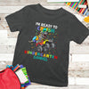 Kid Kindergarten Back To School Dinosaur Funny Personalized Shirt