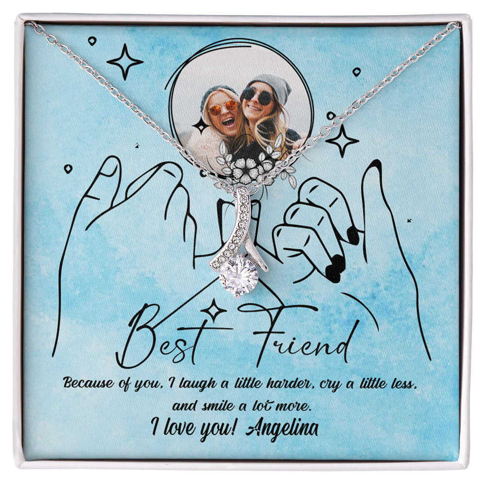 Pinky Promise Knot Of Friendship Best Friend Personalized Necklace