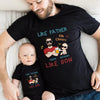 Like Father Like Son Cool Dad Baby Beer Milk Personalized Shirt Onesie