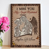 Loss Of Husband Memorial I Miss You Heaven Personalized Canvas