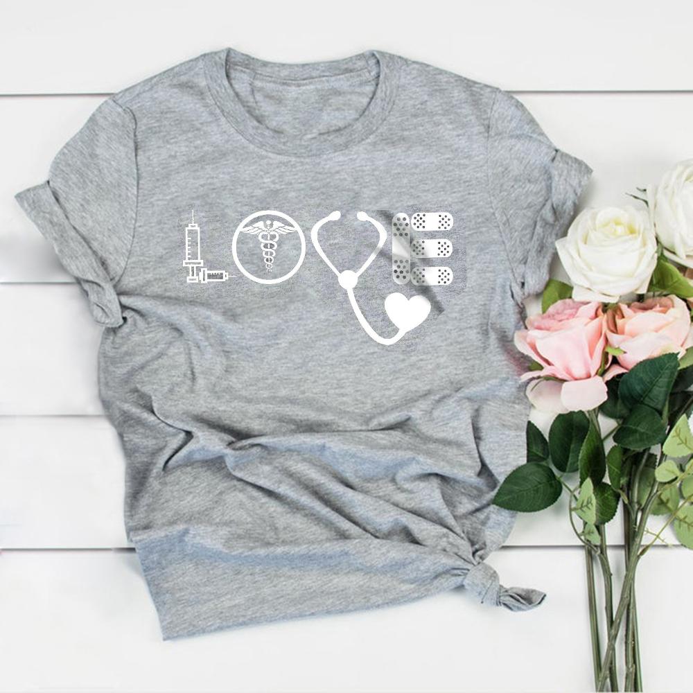 Love Nurse Shirt, Nurse T-shirt, Nurse Tees, Cute Nurse Shirts