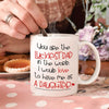 Gift For Dad You Are The Luckiest Dad Having Me As Daughter Accent Mug