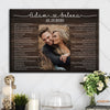 Personalized Lyrics Song Wedding Anniversary Couple Gift For Wife For Husband Canvas