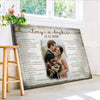 Personalized Lyrics Song 10th 10 Years Wedding Anniversary Couple Gift Tin For Her For Him Canvas