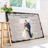 Personalized Lyrics Song 4th 4 Years Wedding Anniversary Couple Gift For Wife For Husband Canvas