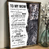 Personalized To Mom From Son It&#39;s Not Easy Tiger Poster