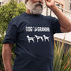 Personalized Gift For Dog Lover Dog Grandpa Tshirt