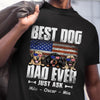 Personalized Gift For Dog Lover Best Dog Dad Ever Tshirt