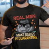 Personalized Gift For Expecting Dad Real Men Make Babies Tshirt