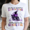 Halloween Wicca Witch So Mote It Be Shirt
