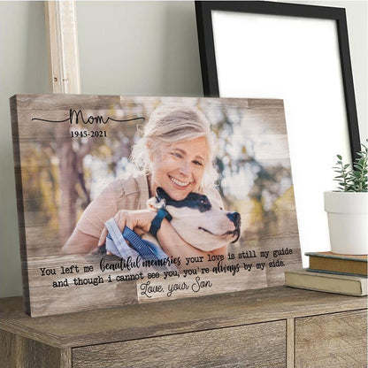 Personalized Sympathy Gift For Loss Of Mom In Loving Memorial Of Mother Canvas