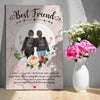 Personalized Gift For Best Friend Nice Canvas Gift For Besties