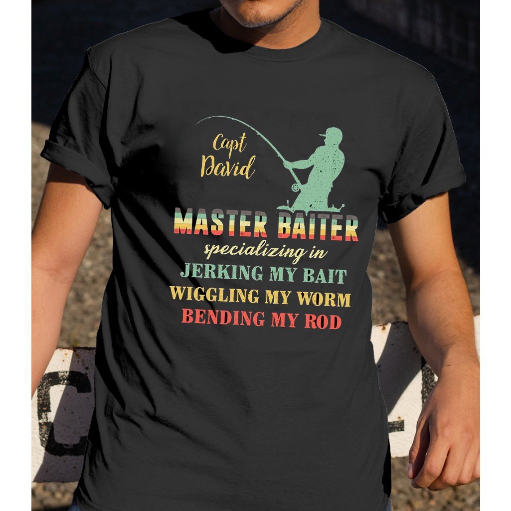 Personalized Master Baiter Shirt - Vista Stars - Personalized