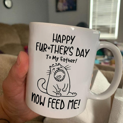 Gift For Cat Dad Happy Further's Day To My Father Mug