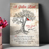 Memorial A Fallen Limb Sympathy Loss Of Loved One Personalized Canvas