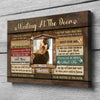 Memorial Pet Photo Loss Of Cat Waiting At The Door Personalized Canvas