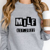 New Mom Milf EST Cool Personalized Sweatshirt T Shirt