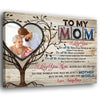 Mom Daughter Son Love You Meaningful Personalized Canvas