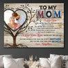 Mom Daughter Son Love You Meaningful Personalized Canvas