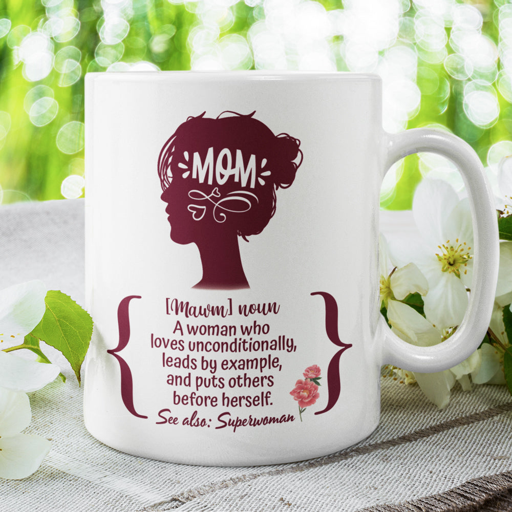 Mom Definition Coffee Mugs | LookHUMAN