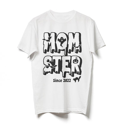 Mom Momster Halloween Funny Personalized Shirt