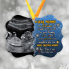 Personalized Gift For Mom To Be First Time Mom Christmas Gifts From The Bump Christmas Medallion Metal Ornament