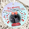 Snuggled In Tummy Ornament Personalized Gift For Mom To Be From Bump
