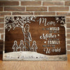 Mom Tree You Are The World Meaningful Personalized Canvas