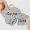 Momster Little Monster Mother And Kid Halloween Funny Matching Shirt