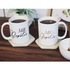 Personalized mr and mrs last name coffee mugs
