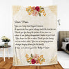 You Are Truly Loved Floral Blanket Personalized Gift For Mom