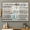 Gift For Future Mother in law Thank You For Sharing Your Son Poster