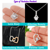 Gift For Friend Thank You For Being My Unbiological Sister Love Knot Necklace