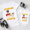 New Dad And Son Cool Beer Drinking Buddies Personalized Matching Shirts